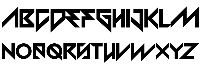 Betrayal of Mind Font LOWERCASE