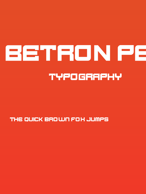 Betron Personal Use Poster