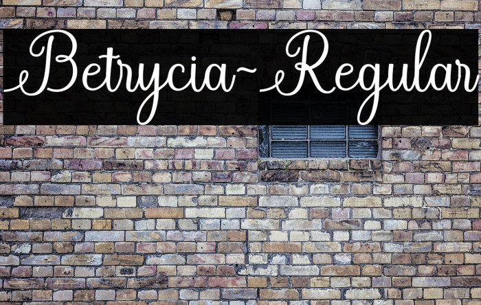 Betrycia-Regular Example 1