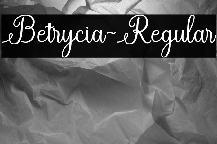 Betrycia-Regular Example 3