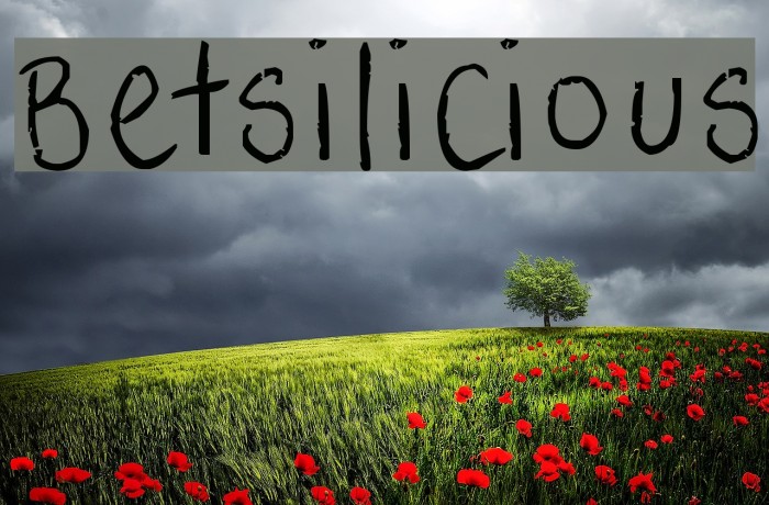 Betsilicious Font examples