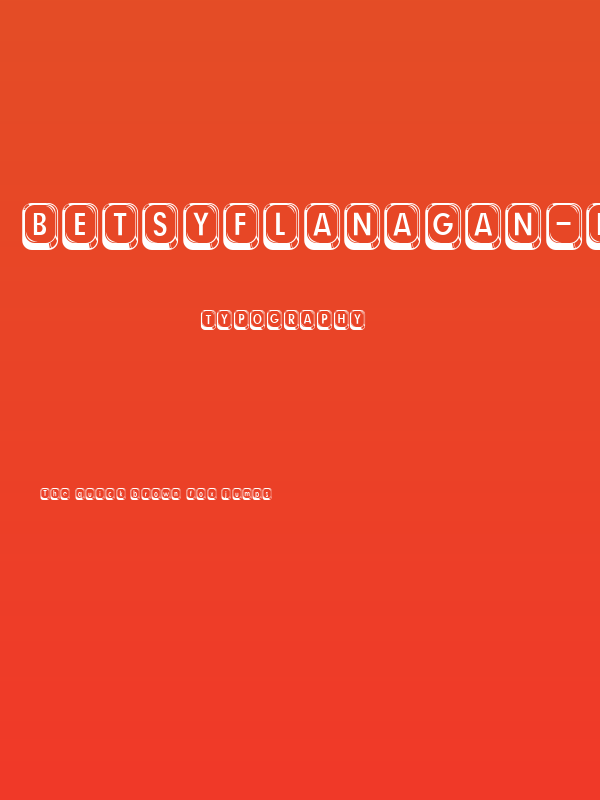 BetsyFlanagan-Regular Poster