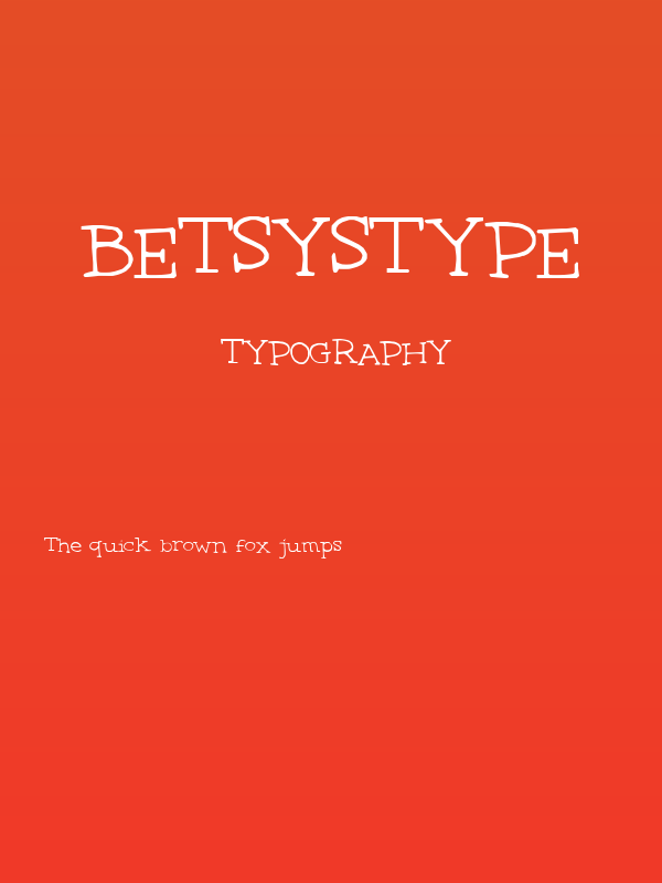 Betsystype Poster