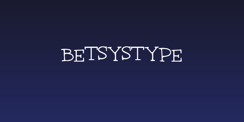 Betsystype Social Header