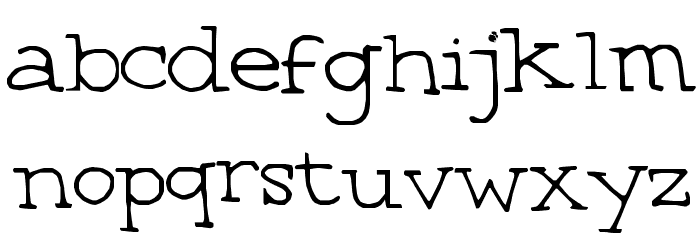 Betsystype Fonte MINÚSCULAS