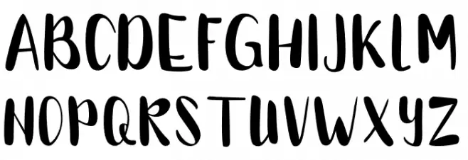 Bettalia Schriftart Groß