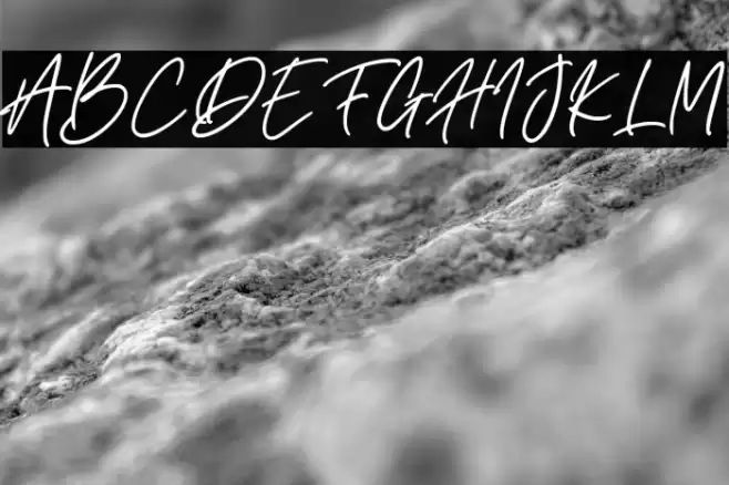 Bettanesia Font examples