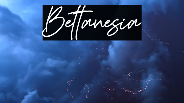 Bettanesia Example 1