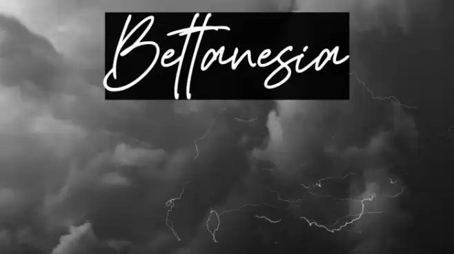 Bettanesia Font examples