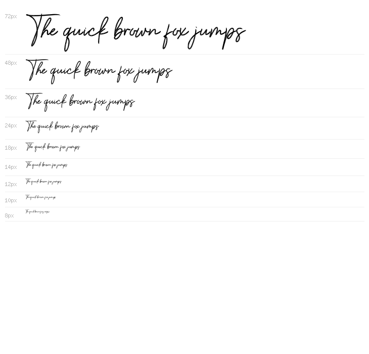 Bettany Script Waterfall