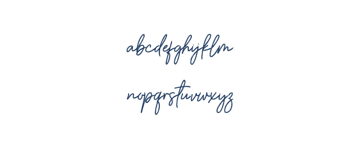 Bettany Script Lowercase