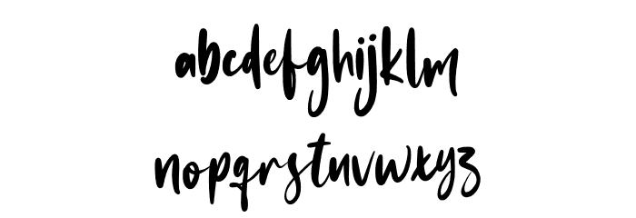 Better Alert Font LOWERCASE