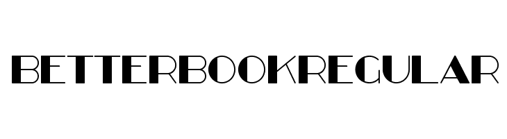 Better Book Regular  नि: शुल्क फ़ॉन्ट्स डाउनलोड