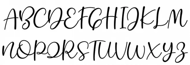 Better Caramel Schriftart Groß