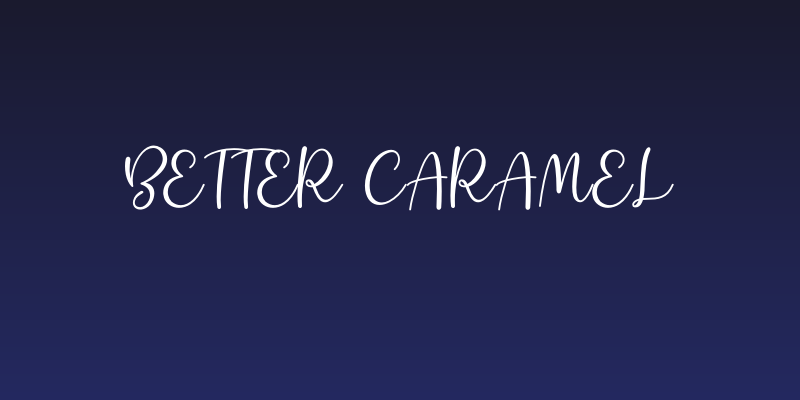 Better Caramel Social Header