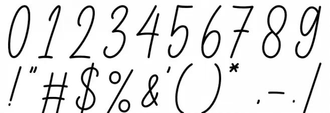 Better Castile Demo Font OTHER CHARS