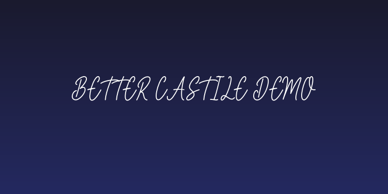 Better Castile Demo Social Header