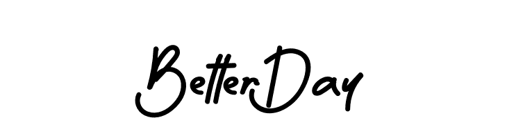 Better Day  Free Fonts Download