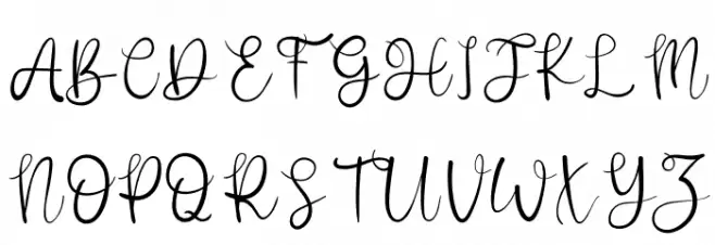 Better Day Schriftart Groß