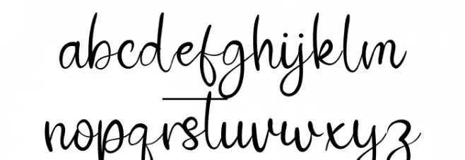 Better Day Font LOWERCASE