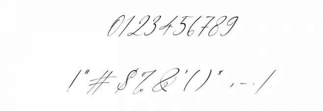 Better Diamond Italic Font OTHER CHARS