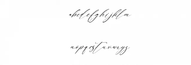 Better Diamond Italic फ़ॉन्ट लोअरकेस