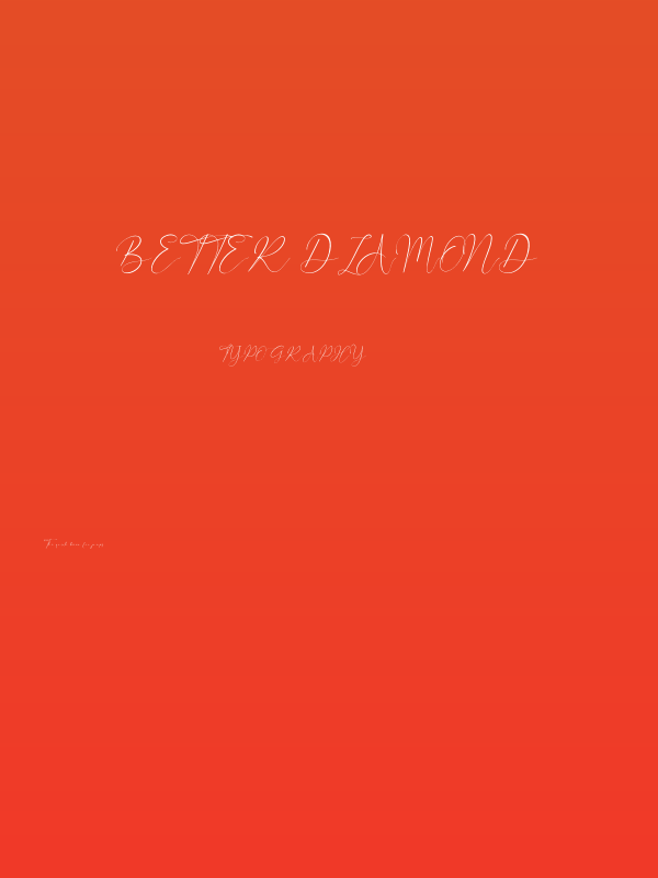 Better Diamond Poster