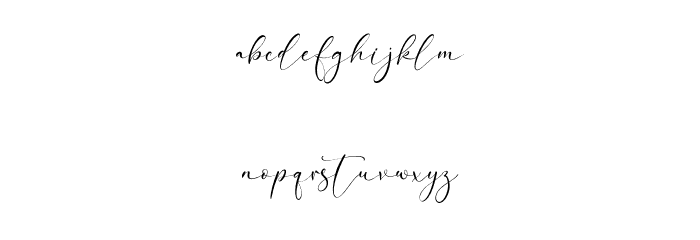 Better Diamond Font LOWERCASE