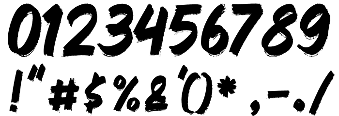 Better Faster Font OTHER CHARS