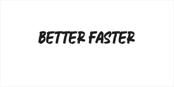 Better Faster Logo
