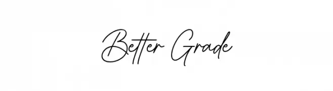 Better Grade  フリーフォントのダウンロード