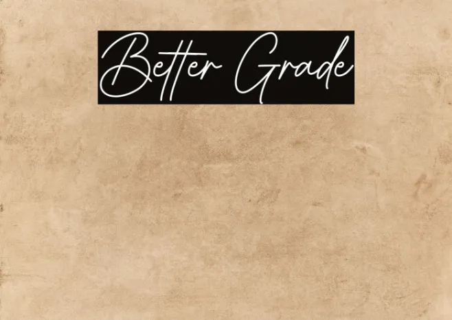 Better Grade Example 2