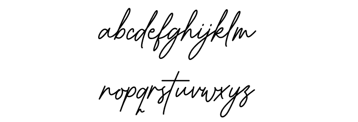 Better Grade Font LOWERCASE