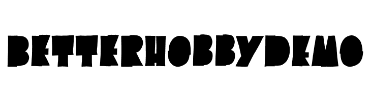 Better Hobby DEMO  免费字体下载