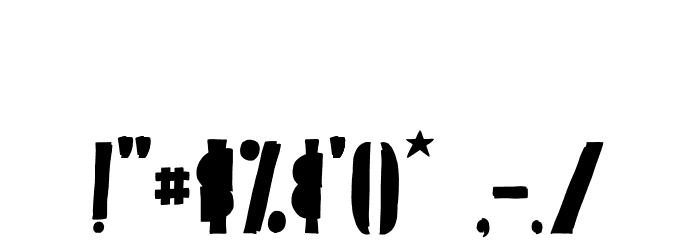 Better Hobby DEMO Font OTHER CHARS