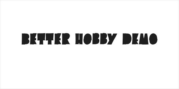 Better Hobby DEMO Logo