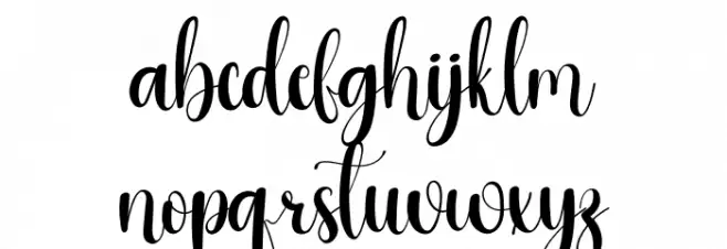 Better Holidays 字体 小写