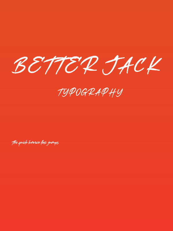 Better Jack Poster