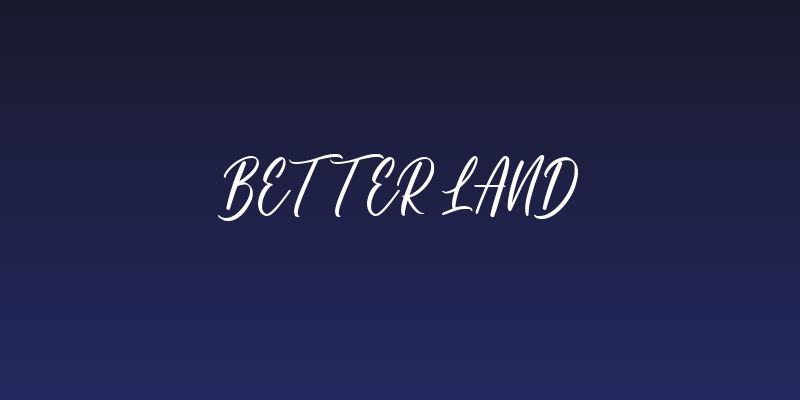 Better Land Social Header