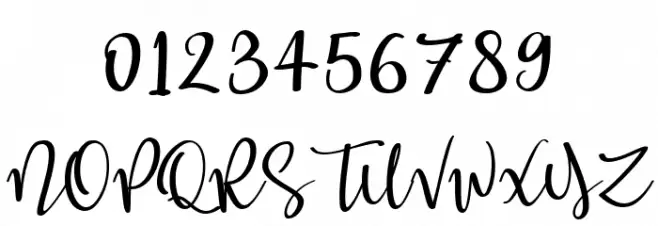 Better Memories Font OTHER CHARS