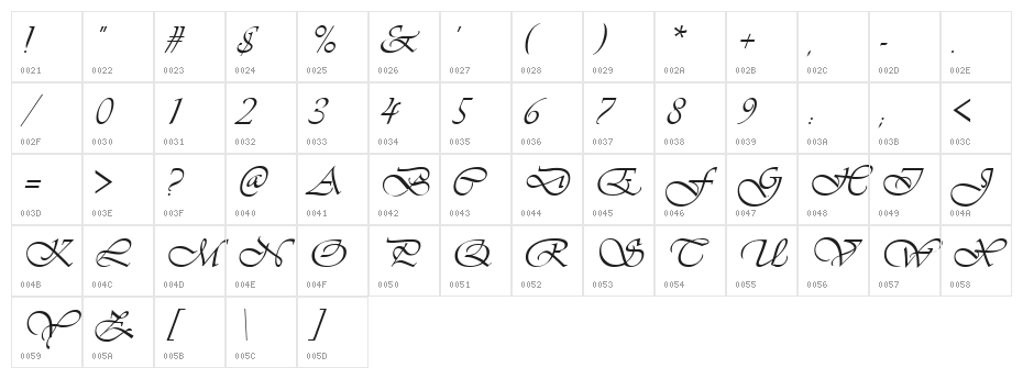 Better Off 1 Character Map