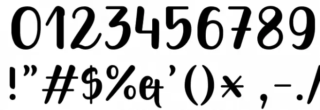 Better Phoenix Sample Font OTHER CHARS