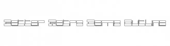 Better Retro Demo Outline  les polices de caractères gratuit tlcharger