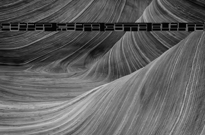 Better Retro Demo Outline Font examples