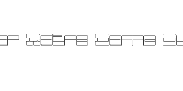 Better Retro Demo Outline Logo