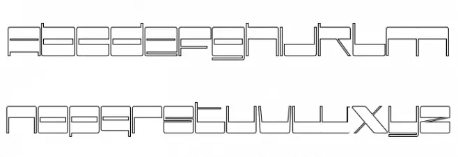 Better Retro Demo Outline Fonte MINÚSCULAS