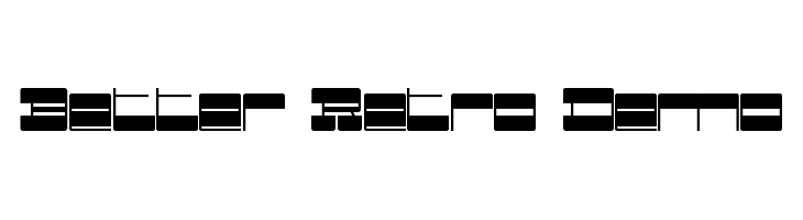 Better Retro Demo  Descarca Fonturi Gratis
