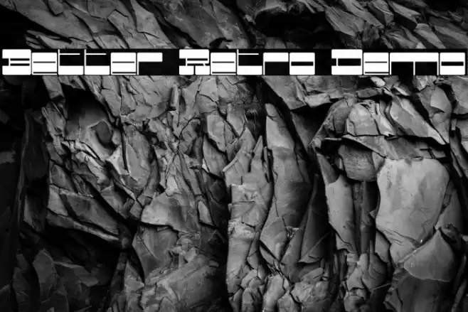 Better Retro Demo Font examples