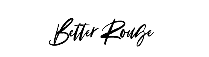 Better Rouge  Frei Schriftart Herunterladen