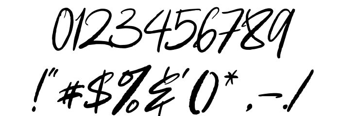 Better Rouge Font OTHER CHARS